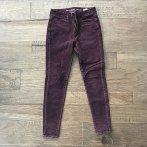 American Eagle Corduroy High Rise Jegging